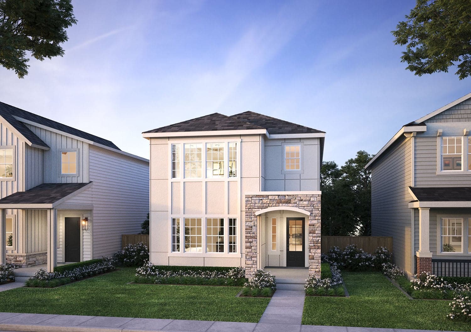 The Centre at Axiom - Tabor Plan - Farmhouse Modern Exterior